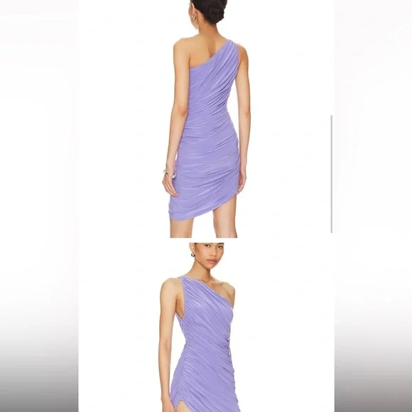 NWOT Norma Kamal Diana Mini Dress in Lilac XS - Picture 2 of 9